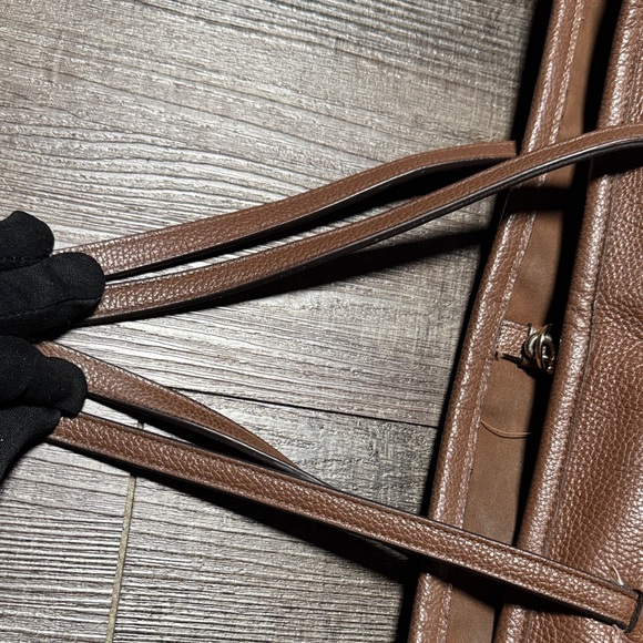 Coach Brown Large Crossgrain Street Tote bag. - Picture 8 of 14